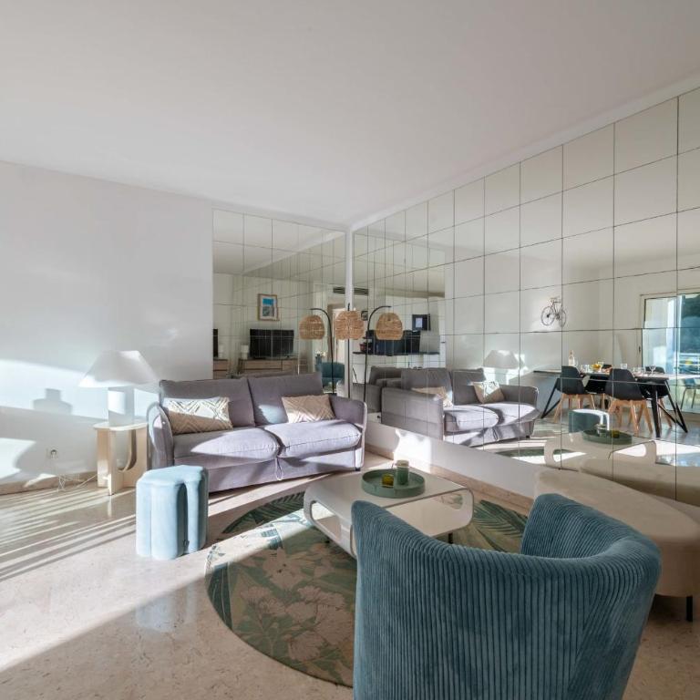 3P Résidence avec piscine proche Croisette - Appartement - 12