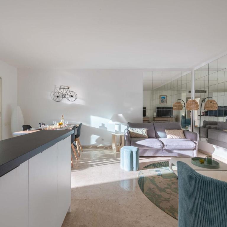 3P Résidence avec piscine proche Croisette - Appartement - 15