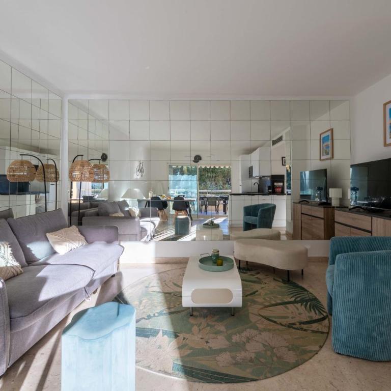 3P Résidence avec piscine proche Croisette - Appartement - 14