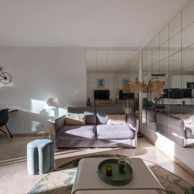 3P Résidence avec piscine proche Croisette - Appartement - 13