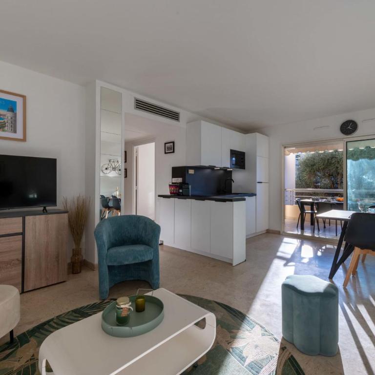 3P Résidence avec piscine proche Croisette - Appartement - 6