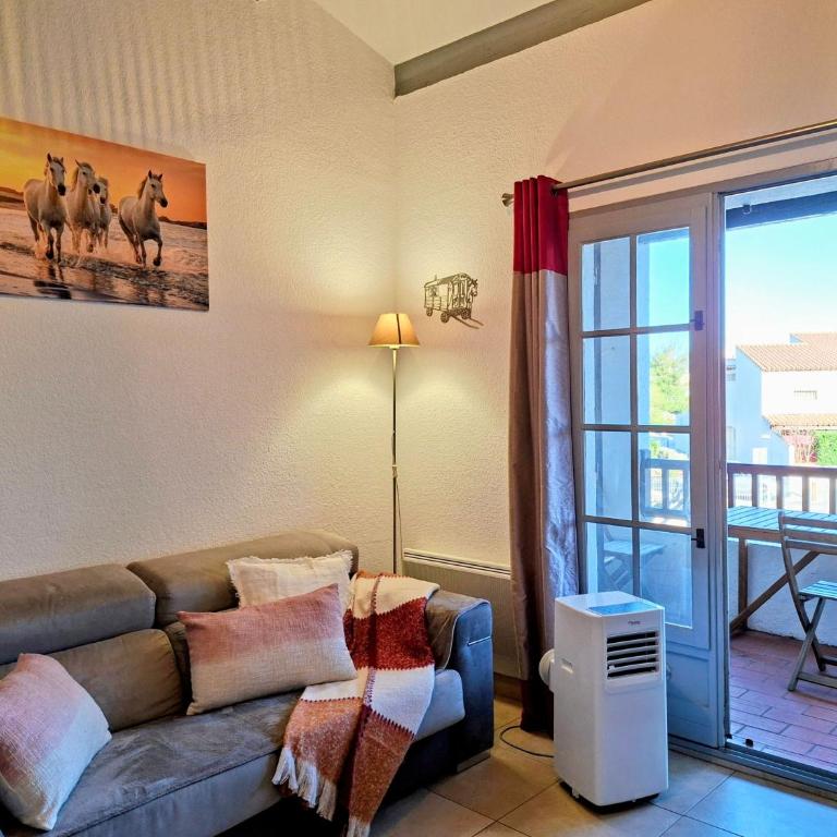 Grand appartement avec terrasse Plage à 6 min à pied Climatisation Saintes maries de la mer - Appartamento con 1 Camera da Letto - 35