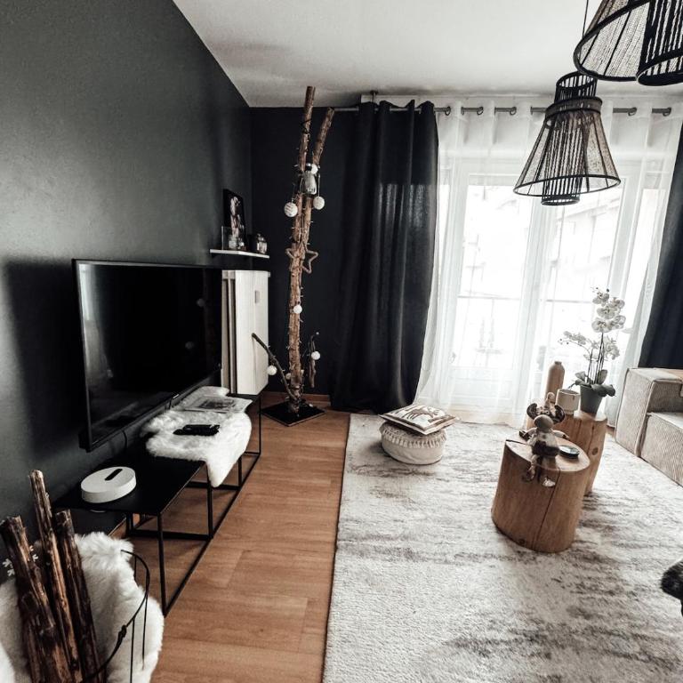 Le cocon Blånc Metz -T2 cosy avec parking privé & balcon - Gare, Nouvelle Ville - Appartement 1 Chambre - 16