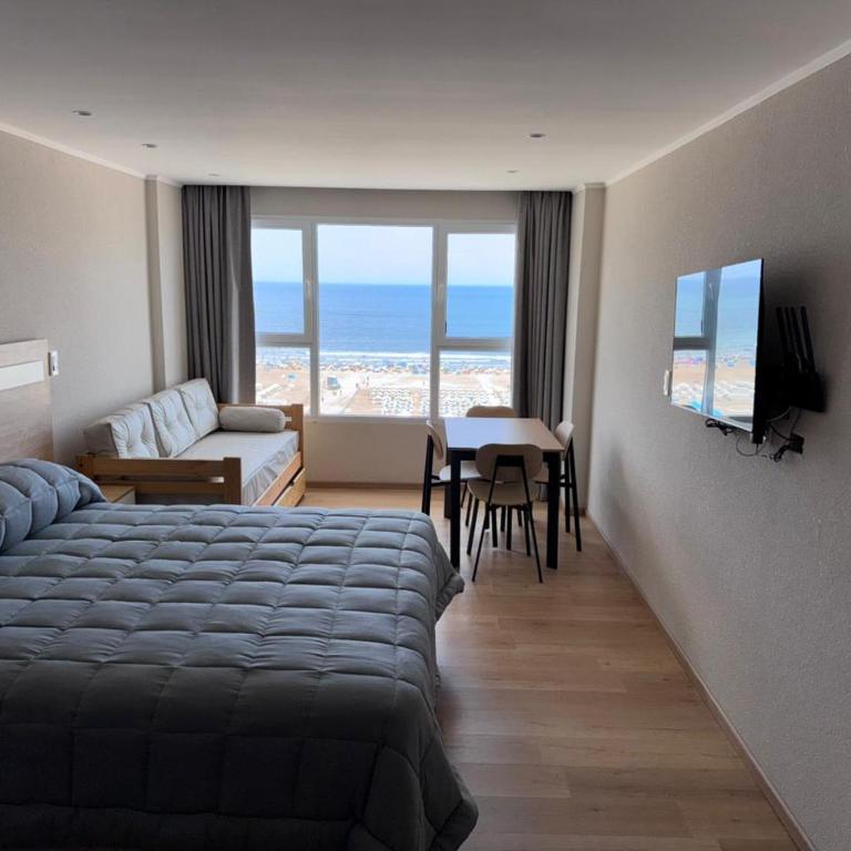 MONOAMBIENTE EDIFICIO OCEANO NECOCHEA frente al mar, - Studio with Sea View - 6