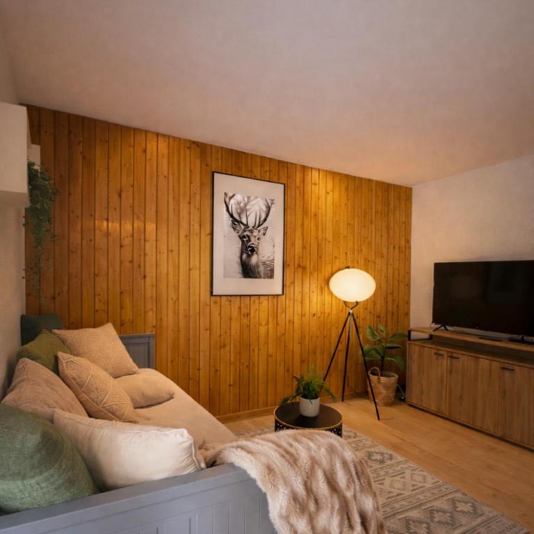 Studio lumineux I Balcon I Ski & Parking - Apartment - Erdgeschoss - 21