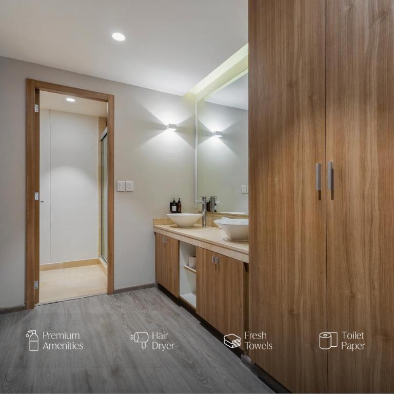 Capitalia Plaza Residences Reforma - Deluxe Apartment, 2 Bedrooms, A/C, City views - 21