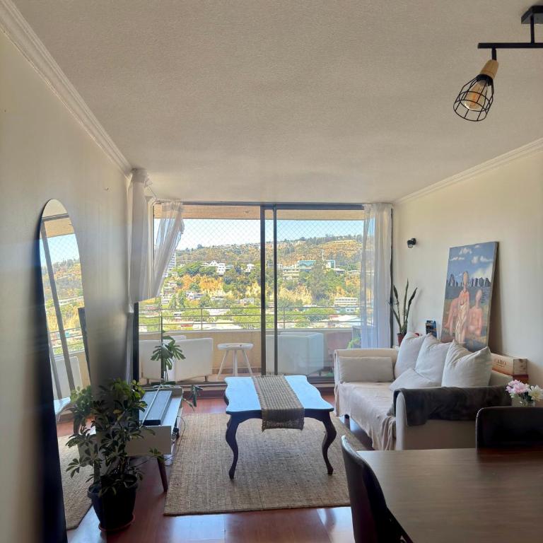 Departamento equipado a pasos de Mall Marina Arauco - Two-Bedroom Apartment - 1