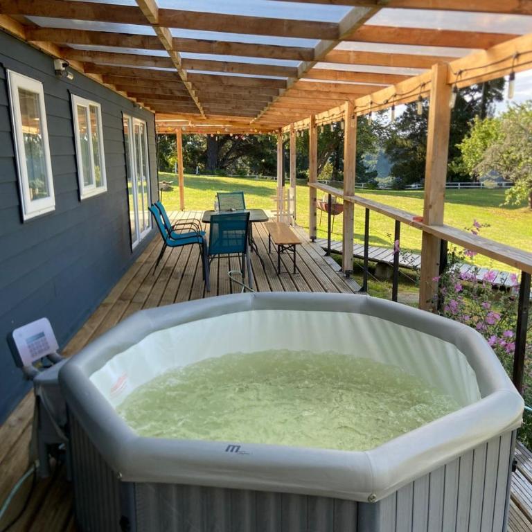 Cabaña con tinaja y vista al mar - Huellas de Pato, Puerto Montt - Three-Bedroom Apartment - 18