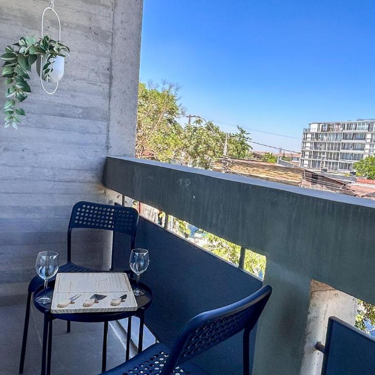 Santiago Centro King Suite cerca del Movistar Arena - One-Bedroom Apartment - 56