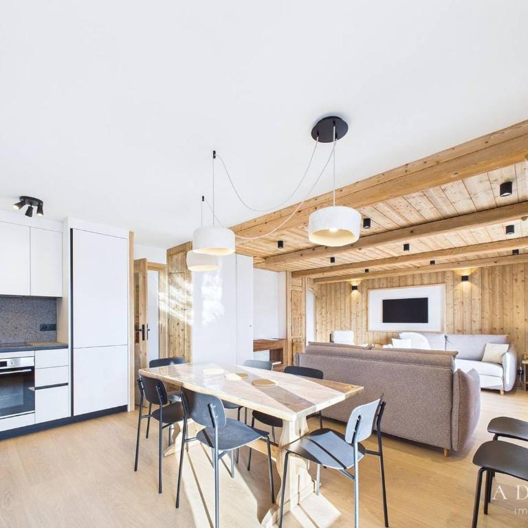 Superbe appartement skis aux pieds 80m², WIFI, parking, 8 pers - FR-1-398-692 - Appartamento - 4