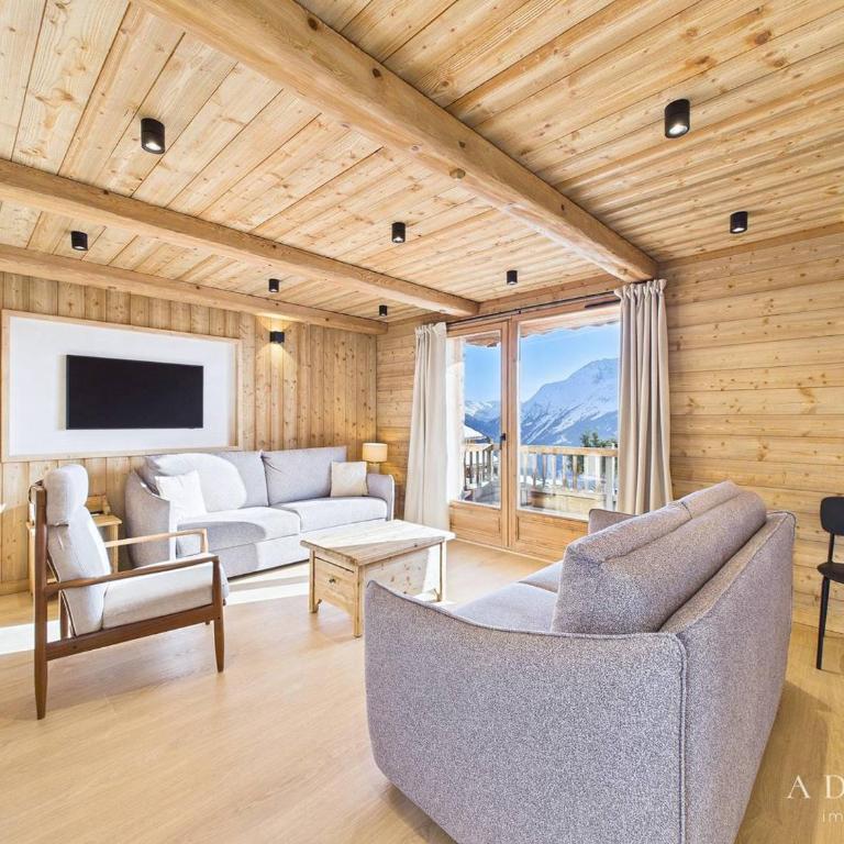 Superbe appartement skis aux pieds 80m², WIFI, parking, 8 pers - FR-1-398-692 - Appartamento - 6
