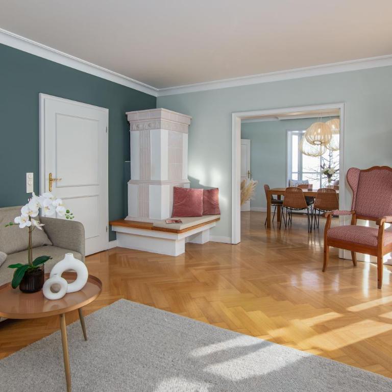 MY STAY - Traumhafte Ferienwohnungen mit Bergblick und Sauna in Seenähe - Ground floor apartment with garden and 3 bedrooms - 13