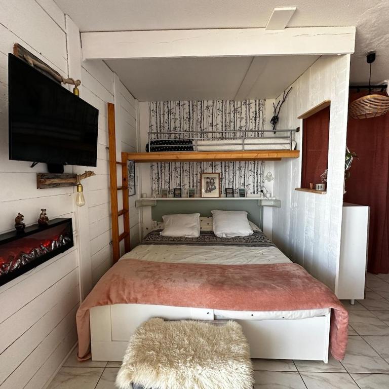 Studio Le 671, vue mer Le Barcarès - Deluxe Studio mit Kingsize-Bett - 9