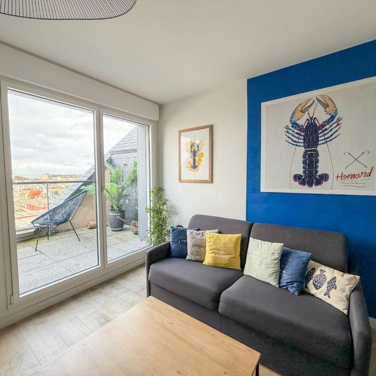 Appt 4 pers vue Intra-Muros avec Parking - One-Bedroom Apartment with City View - 5