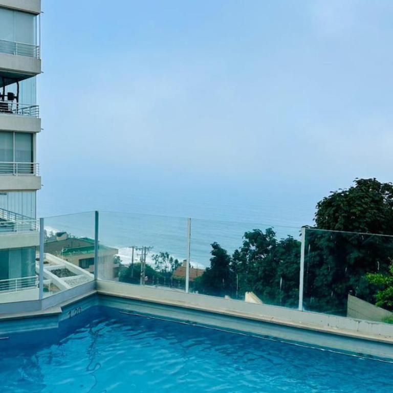 Eluchans One with Pool & parking near Reñaca Beach - Two-Bedroom Apartment - 17