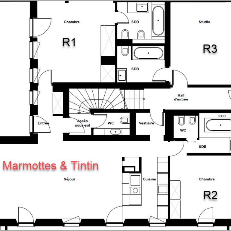 Chalet François - Appartement 3 Chambres - 5