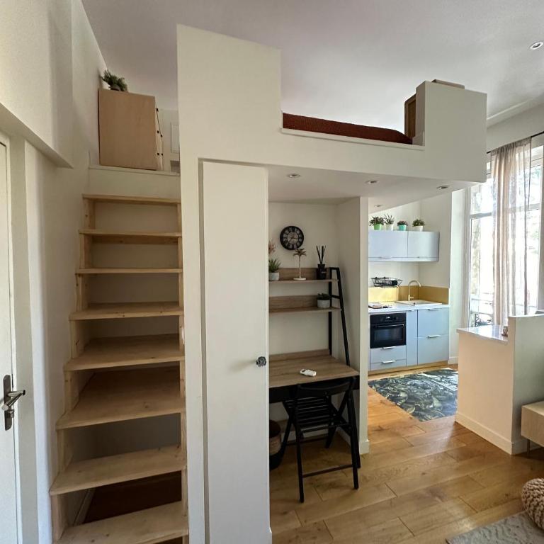 Divine Idylle Luxe 3 chambres, terrasse 130m2, jacuzzi, Clim 5 m Cours Mirabeau - Monolocale su 2 Livelli - 3