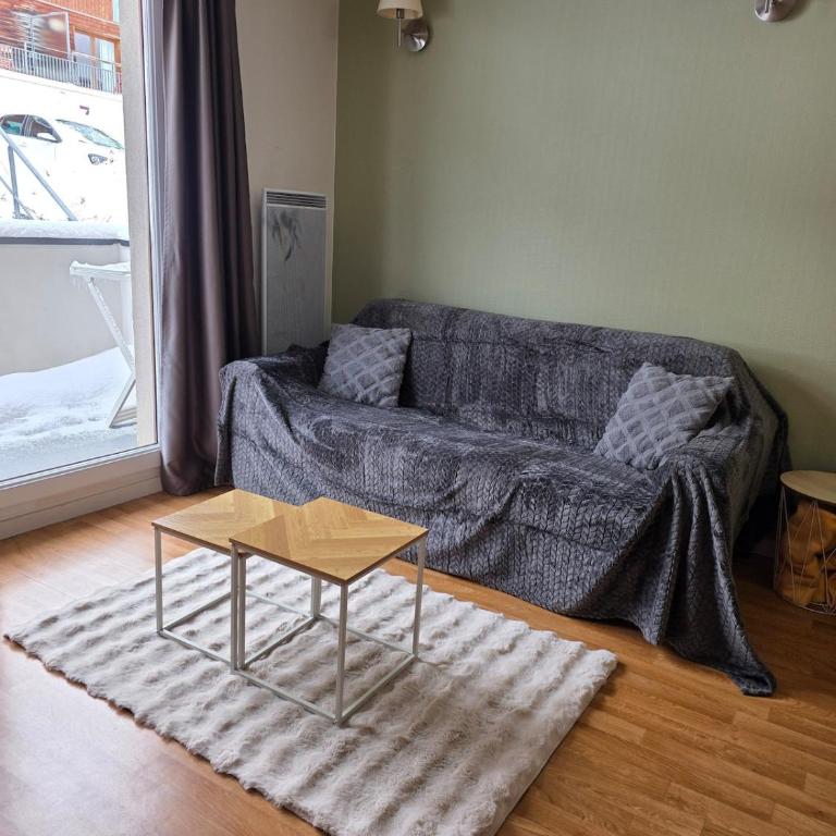 Le Nivelet - Duplex aux pieds des pistes toute l'année - Apartment mit 1 Schlafzimmer - 9