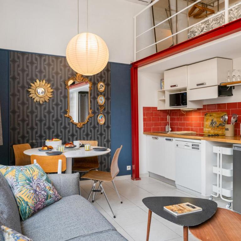 Nice-Duplex-Plage-Parking-Cimatisation - Appartement 1 Chambre - 6