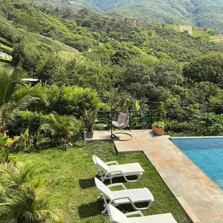 Finca en Sopetran con Piscina lnfinita y Jacuzzi - Four-Bedroom House - 18