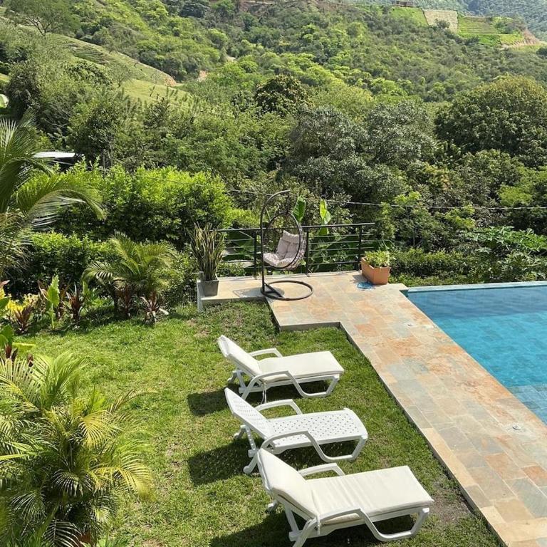Finca en Sopetran con Piscina lnfinita y Jacuzzi - Four-Bedroom House - 22