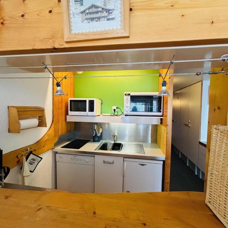 Studio cabine 5 pers, 28 m², Les Arcs 1800, Wifi - FR-1-346-599 - Studio - 5