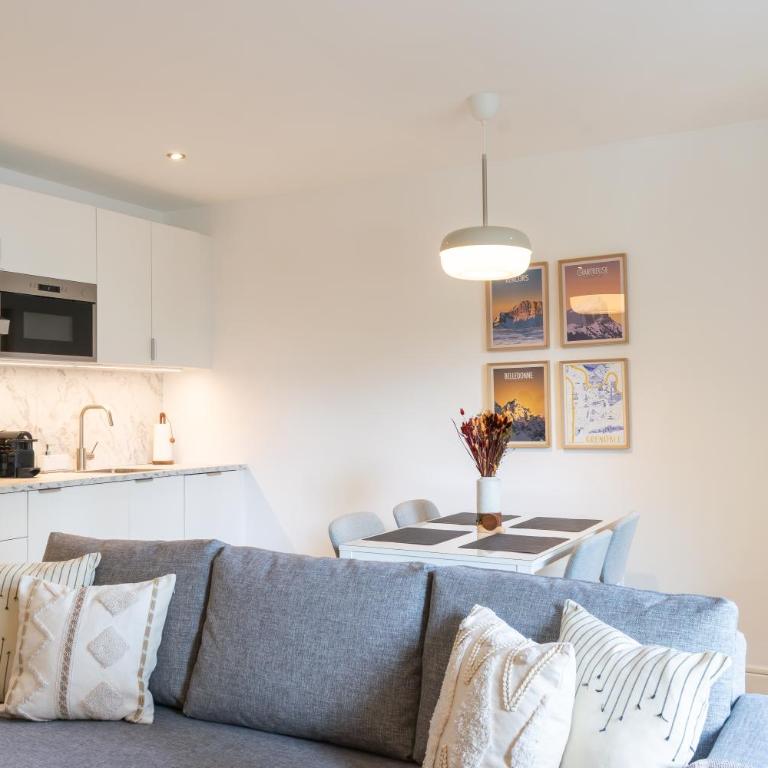 Le Refuge Grenoblois - Cosy 2 pièces avec balcon - Appartement 1 Chambre avec Balcon - 6