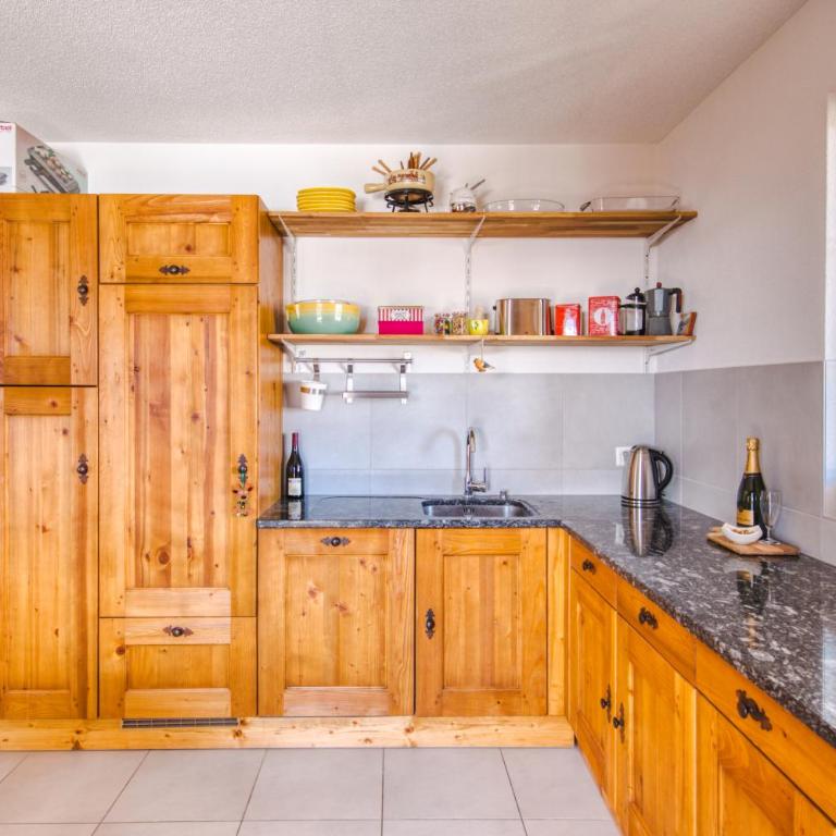Ski-in Ski-out with Chimney and view Hameau B1 - Apartment - 14
