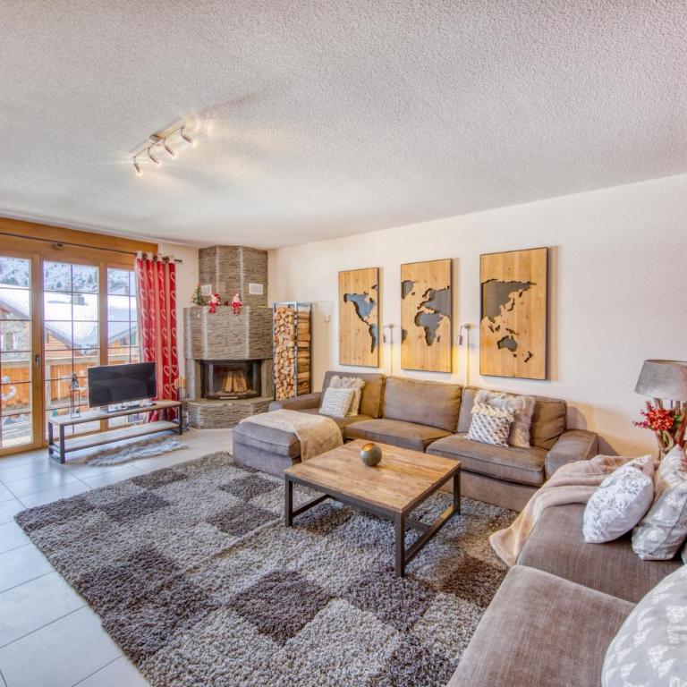 Ski-in Ski-out with Chimney and view Hameau B1 - Apartment - 7