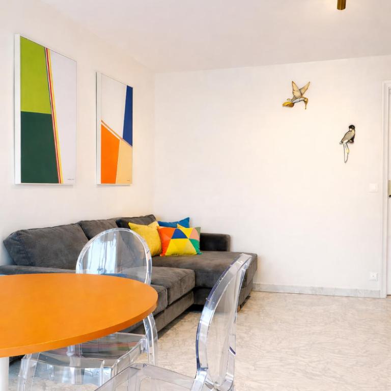 1 min to sea, Parking, AC, Terrace, 15 min Monaco - Appartement avec Terrasse - 5