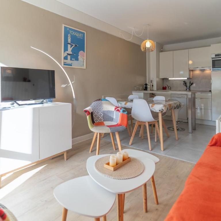 Charmant appartement 5 pers RDC avec piscine tennis et parking 60 - Appartamento - 5