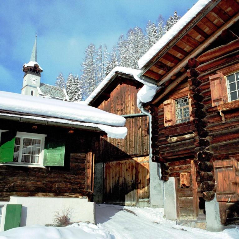 Ferienwohnung Parkareal Davos - freier Blick auf Berge, ruhig, sonnig, SW-Balkon, Parkplatz - Apartment mit 1 Schlafzimmer - 25