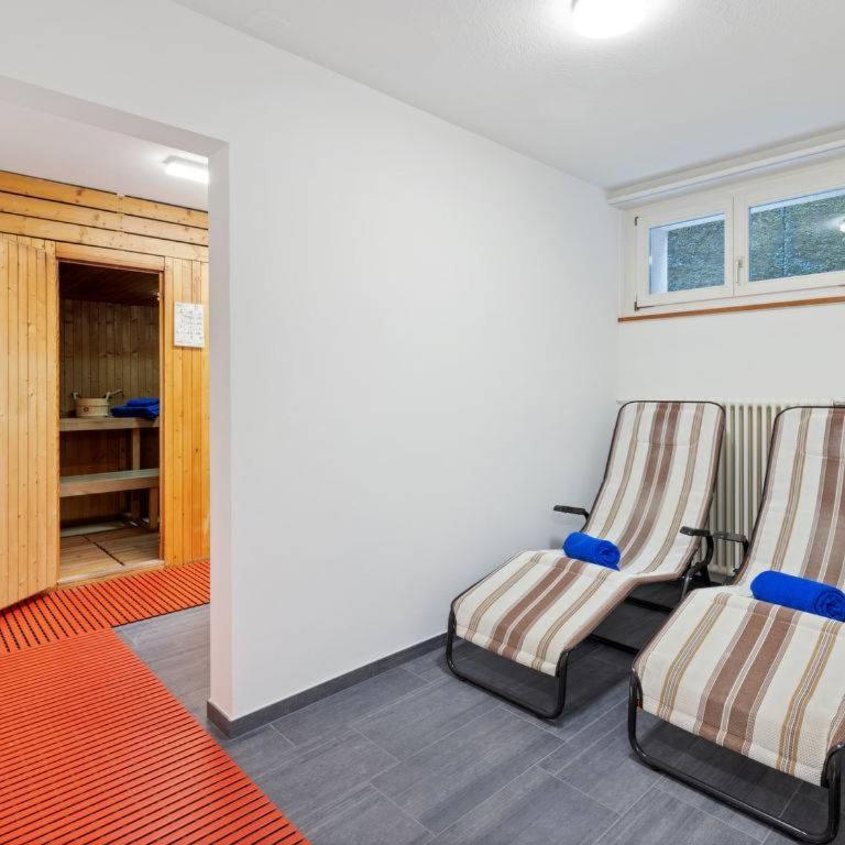 Ferienwohnung Parkareal Davos - freier Blick auf Berge, ruhig, sonnig, SW-Balkon, Parkplatz - Apartment mit 1 Schlafzimmer - 18