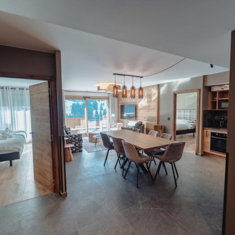 Le CAIRNE Chalet Residence - Appartement 3 Chambres avec Vue sur la Montagne - 4