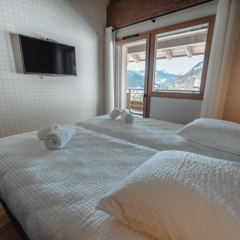 Le CAIRNE Chalet Residence - Appartement 3 Chambres avec Vue sur la Montagne - 12