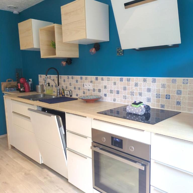 Les Cabines, F3 avec Terrasse , Plage à 1 min - Appartement 2 Chambres - 19