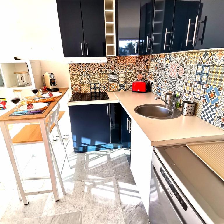 Cap d'antibes piscine mer et plage - Appartement 1 Chambre - 10