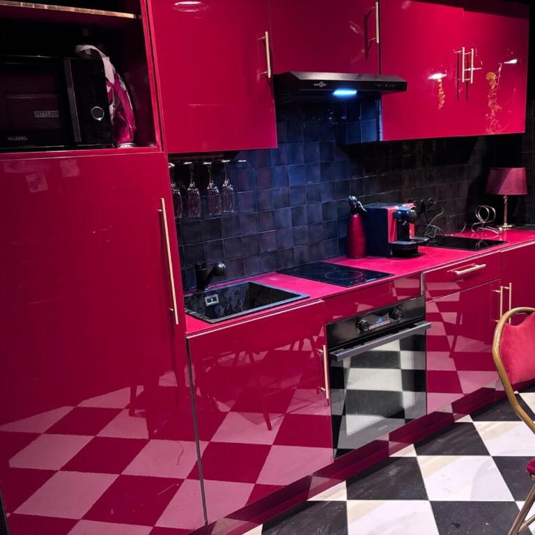 Un sublime love appartement unique à Dijon - Apartment mit 1 Schlafzimmer und Whirlpool - 8