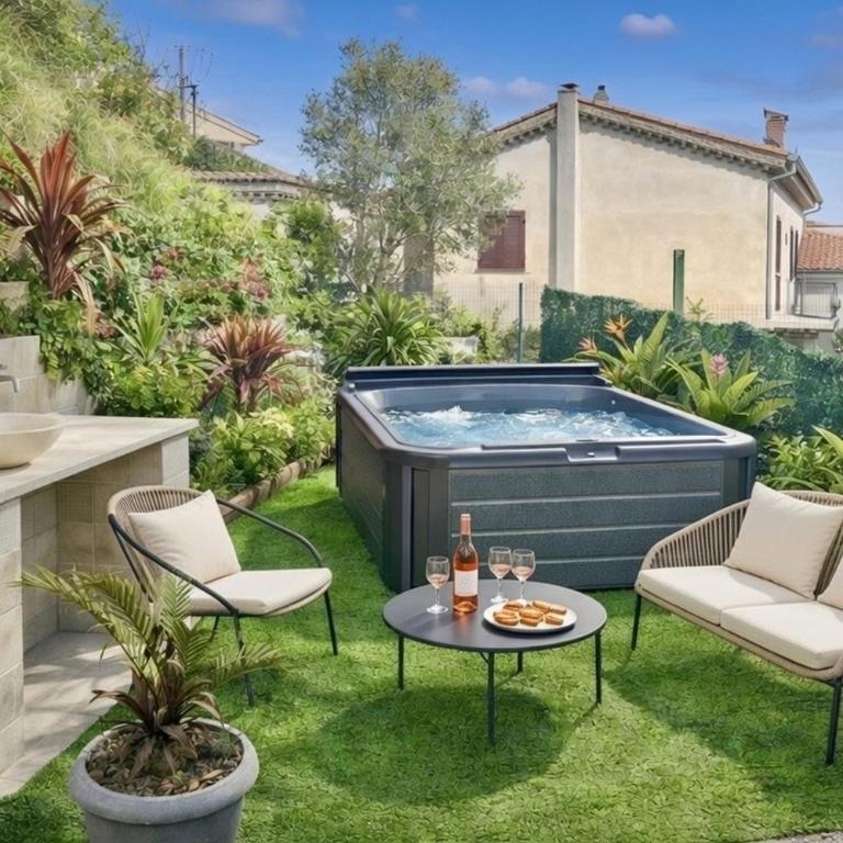 Maison niçoise vue dégagée avec jacuzzi privatif - Villa 3 Chambres - 30