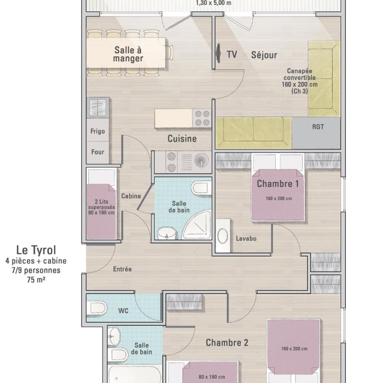 Résidence Le Tyrol - Appartement 2 Chambres - 34