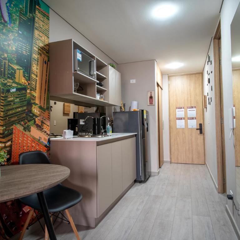 Apartamento Frente a Universidad Central, Estancias Mensuales - One-Bedroom Apartment - 15