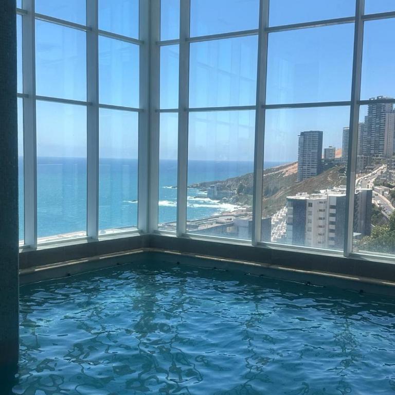 Bello departamento con vista al mar - One-Bedroom Apartment - 14