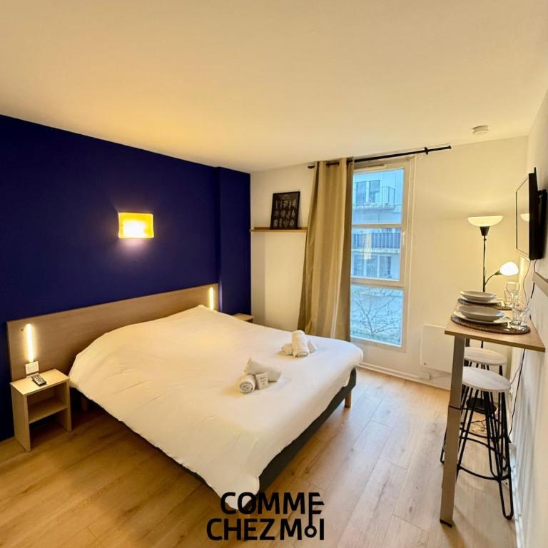 Studio Le 313, confortable et tout équipé, Garage Gratuit et Privatif à Nancy - One-Bedroom Apartment - 1