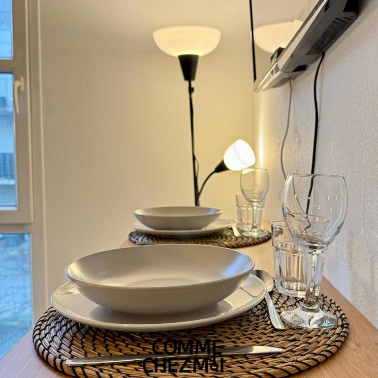 Studio Le 313, confortable et tout équipé, Garage Gratuit et Privatif à Nancy - One-Bedroom Apartment - 5