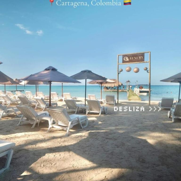 apartamentos amoblados o hotel en Cartagena para arriendo por día desde 330 mil pesos hasta 600 mil mil pesos colombianos - Two-Bedroom Apartment - 2