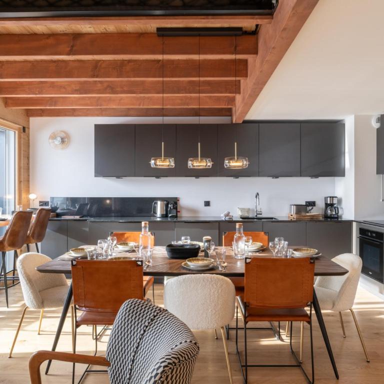 Appartement spacieux pour 8 pers., vue montagne, Wi-Fi, parking - FR-1-645-101 - Appartement - 5