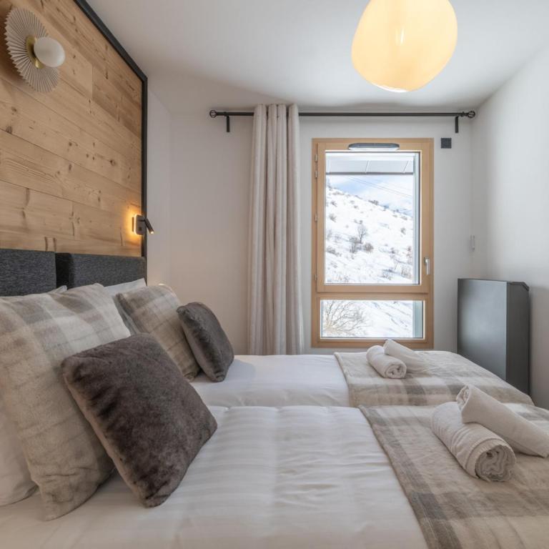 Appartement spacieux pour 8 pers., vue montagne, Wi-Fi, parking - FR-1-645-101 - Appartement - 13
