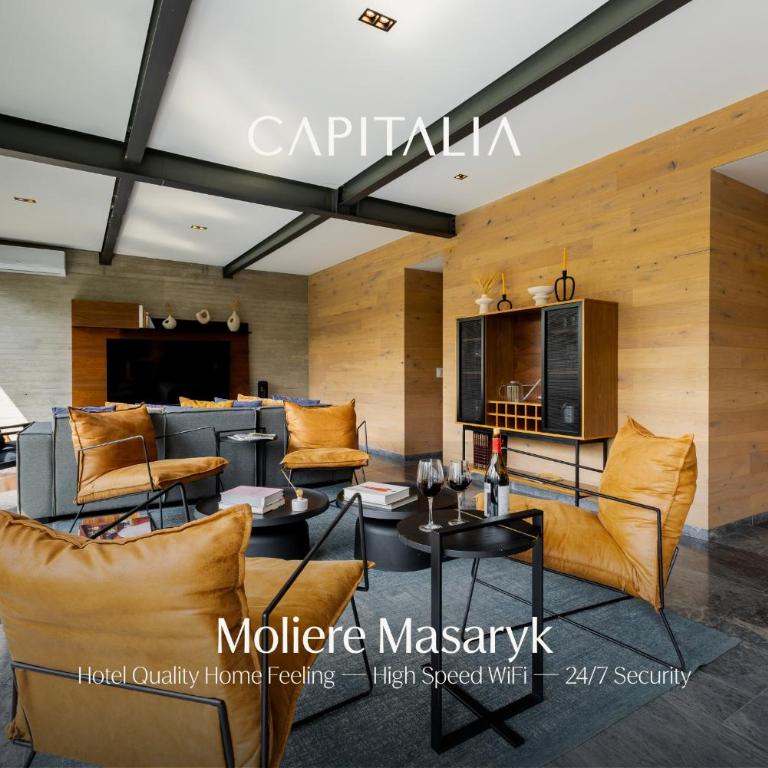 Capitalia Moliere Masaryk - Superior Apartment, 3 Bedrooms, Balcony - 25