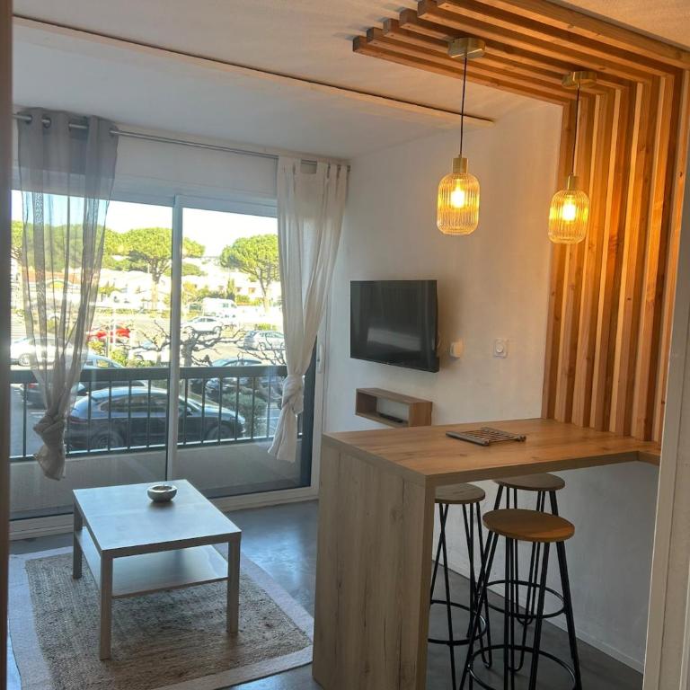 Studio chaleureux en bord de mer - Apartment mit 1 Schlafzimmer - 9