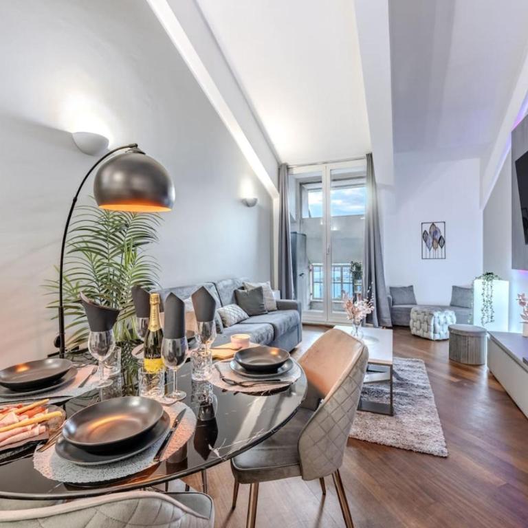 Aquarium Luxury Loft 1 - Exclusive Waterfront View - Appartamento con 2 Camere da Letto, Terrazza e Vista Mare - 31